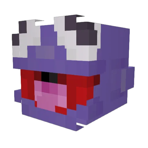 OneGlitchs Minecraft avatar head, 3D render
