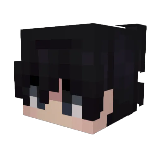 OneInAMillz Minecraft avatar head, 3D render