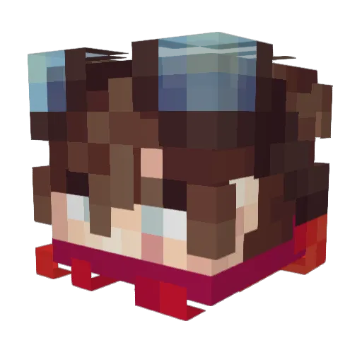 OneJ0ke Minecraft avatar head, 3D render