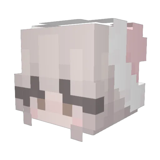 OneKill_ Minecraft avatar head, 3D render