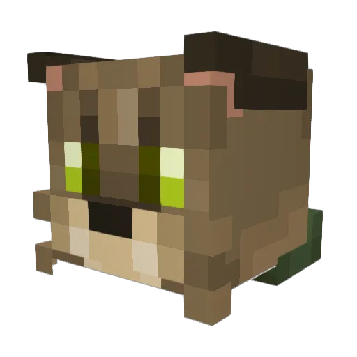OneLastCracker Minecraft avatar head, 3D render