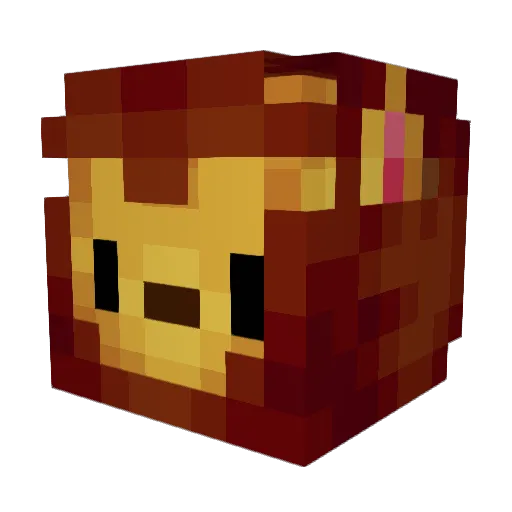 OneLocoKid Minecraft avatar head, 3D render