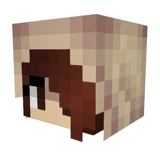 OneLove1583 Minecraft avatar head, 3D render