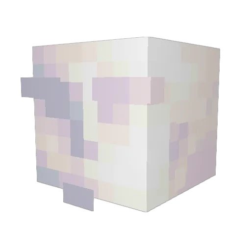 OneLynx Minecraft avatar head, 3D render