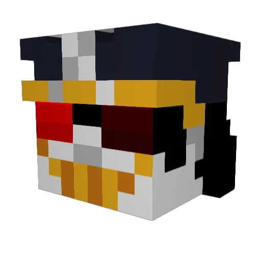 OneManAlliance Minecraft avatar head, 3D render