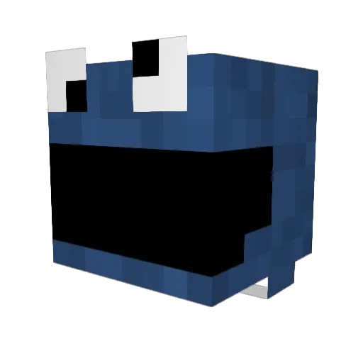 OneMightyPotato Minecraft avatar head, 3D render