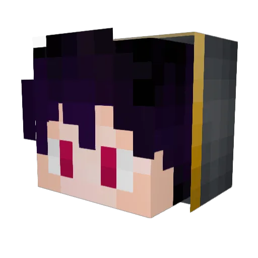 OneQebab Minecraft avatar head, 3D render