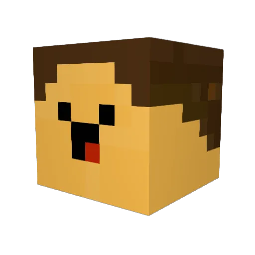 OneStoneHD Minecraft avatar head, 3D render