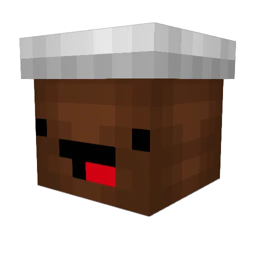 OneStupidWubbo Minecraft avatar head, 3D render
