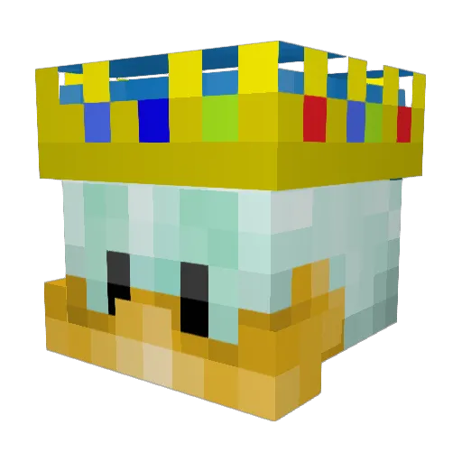 OneWhiteDuck Minecraft avatar head, 3D render