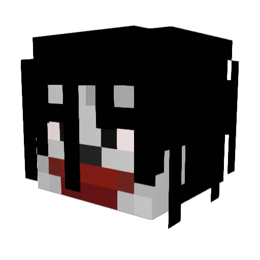 OneXOnLean Minecraft avatar head, 3D render