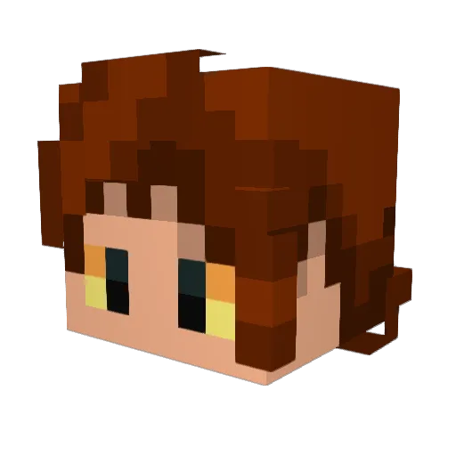One_Eye_Demon Minecraft avatar head, 3D render