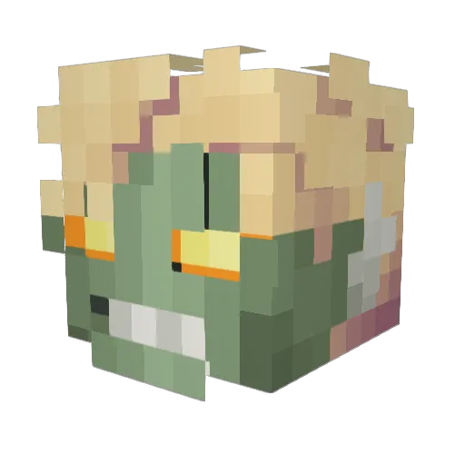 One_Messy_Boi11 Minecraft avatar head, 3D render