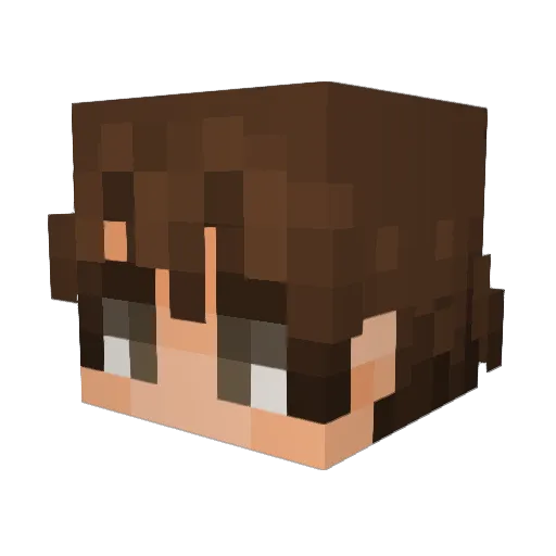 Onebigjay71 Minecraft avatar head, 3D render