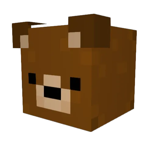 Onecent7275 Minecraft avatar head, 3D render