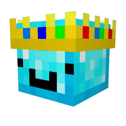 OneeachMonkey Minecraft avatar head, 3D render