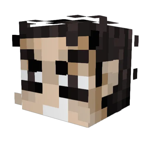 OneeyGod Minecraft avatar head, 3D render