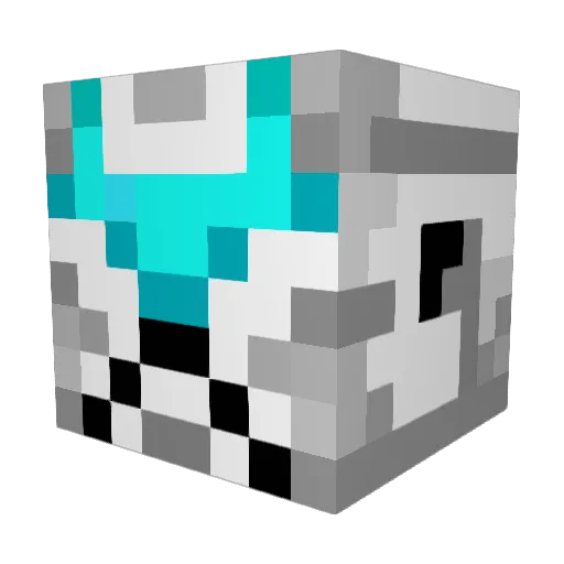 Onefastminer1 Minecraft avatar head, 3D render