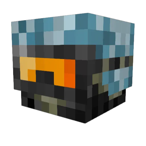 Oneillcod Minecraft avatar head, 3D render