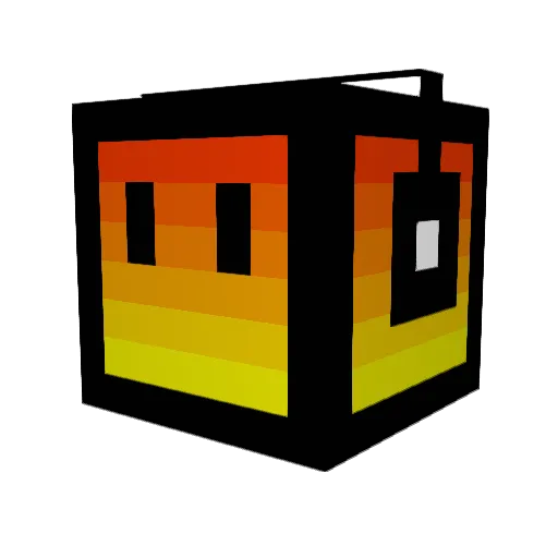 Onekrax Minecraft avatar head, 3D render