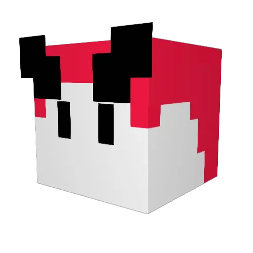 Onemanshowoff Minecraft avatar head, 3D render