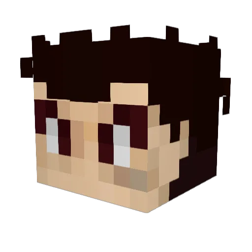 Oneofakind23 Minecraft avatar head, 3D render