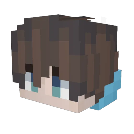 OnerousTiger Minecraft avatar head, 3D render