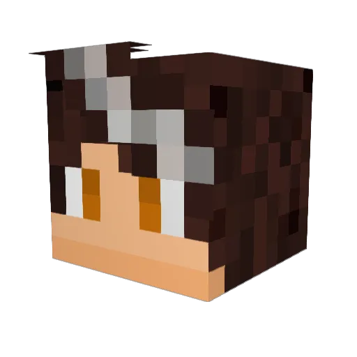 OnettBound Minecraft avatar head, 3D render
