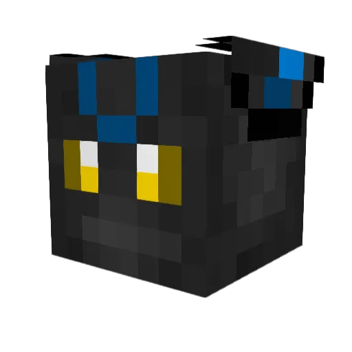 Onexia23 Minecraft avatar head, 3D render