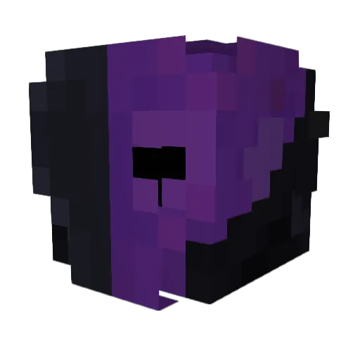 Onfrays Minecraft avatar head, 3D render