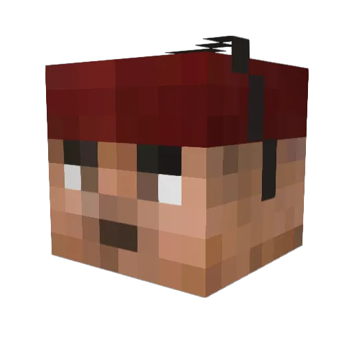 OngewasseTurk Minecraft avatar head, 3D render