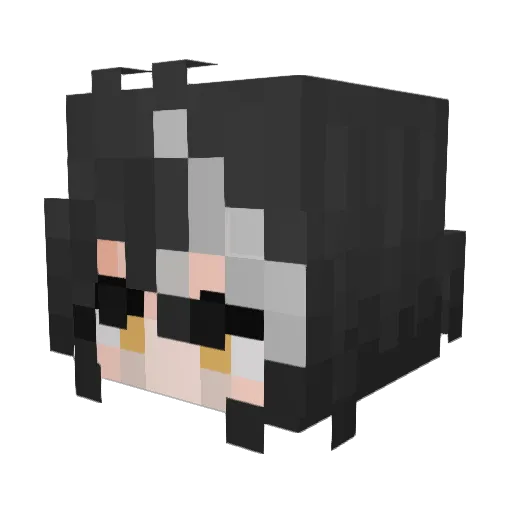 OniJack07 Minecraft avatar head, 3D render