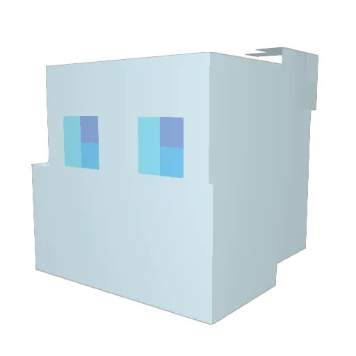 OniOatmeal Minecraft avatar head, 3D render