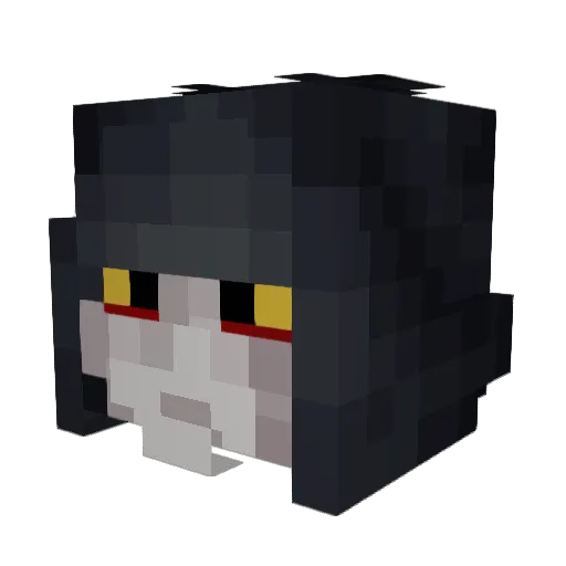 OniShapey Minecraft avatar head, 3D render