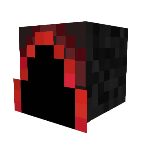 Oni_Demonking Minecraft avatar head, 3D render