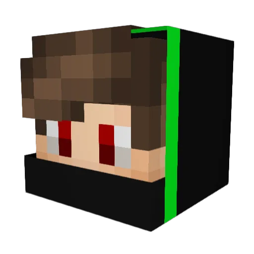 Oni_King420 Minecraft avatar head, 3D render