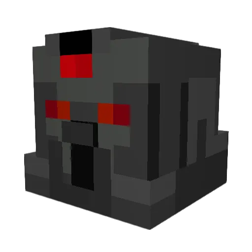 Onibold Minecraft avatar head, 3D render