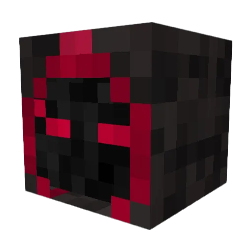Oniender Minecraft avatar head, 3D render