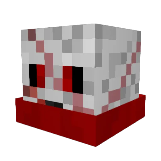 OniiKam Minecraft avatar head, 3D render