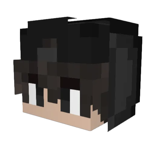 OniiTico Minecraft avatar head, 3D render