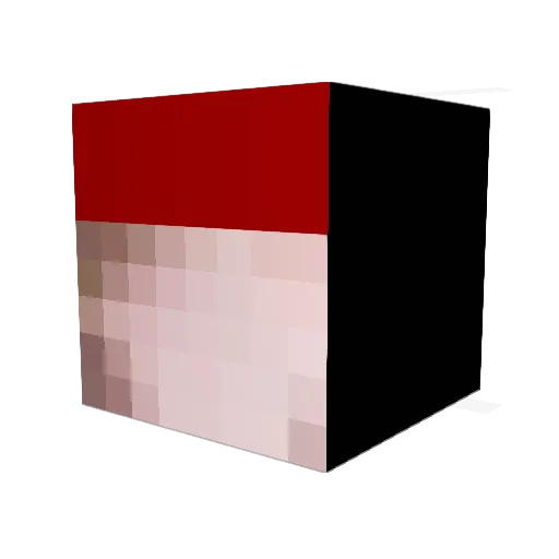Oniiy Minecraft avatar head, 3D render