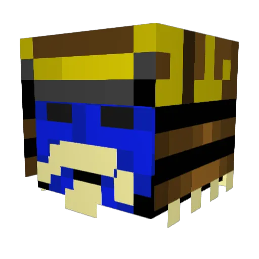 Onik_The_Fool Minecraft avatar head, 3D render