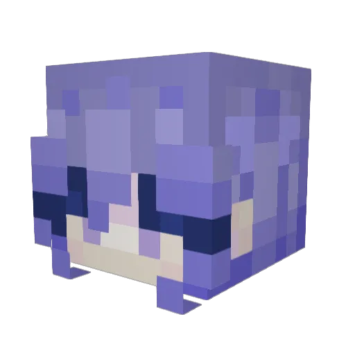 OnikaiYT Minecraft avatar head, 3D render