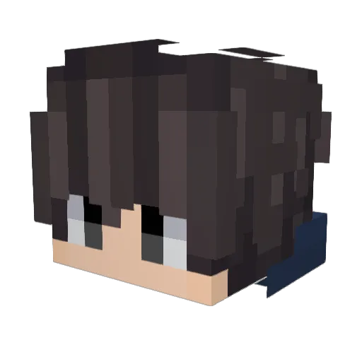 Onikami_ Minecraft avatar head, 3D render