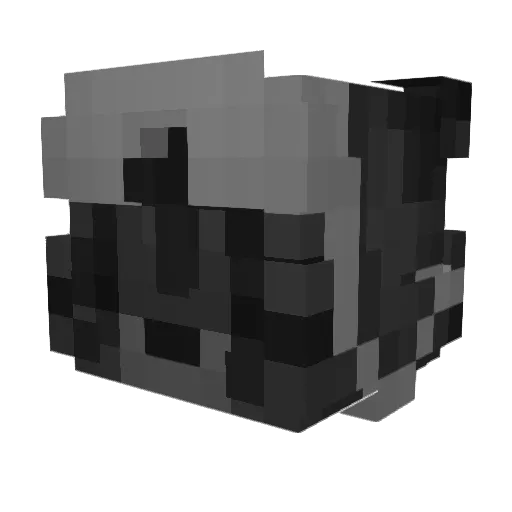 Onikuma9 Minecraft avatar head, 3D render