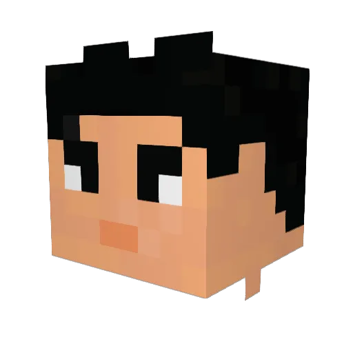 Onilink_1993 Minecraft avatar head, 3D render