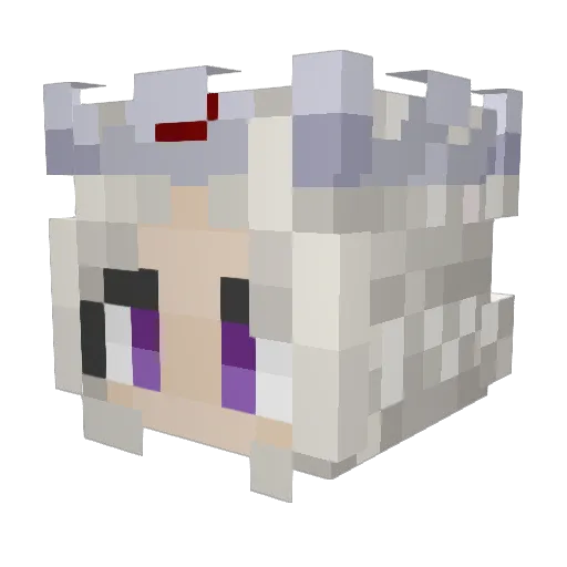 OnionWrench Minecraft avatar head, 3D render