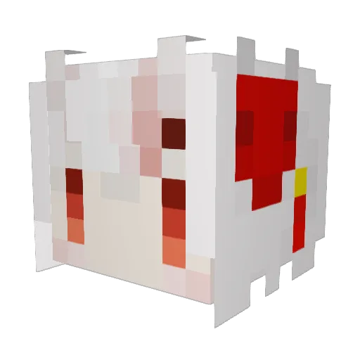 Onion_House Minecraft avatar head, 3D render