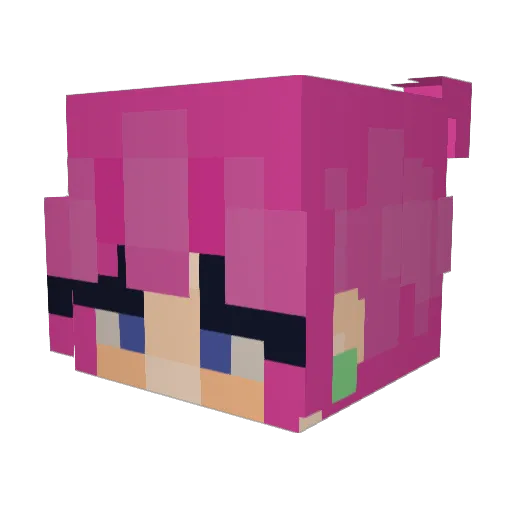 Onion_Rod Minecraft avatar head, 3D render
