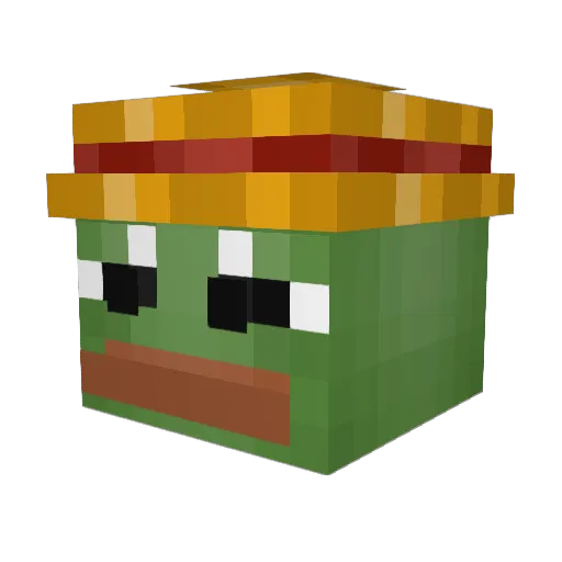 Onion__o Minecraft avatar head, 3D render